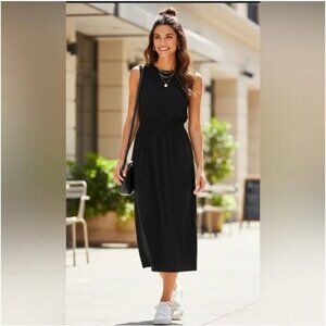 Athleta Santorini Cinch Dress - XS Black
